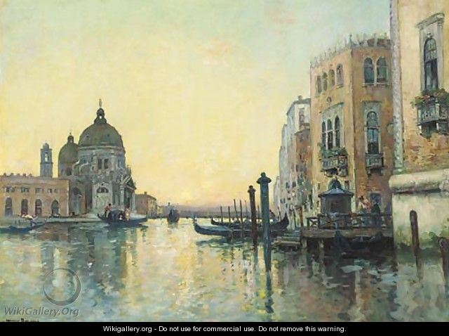 The entrance to the Grand Canal, Venice - Maurice Bompard