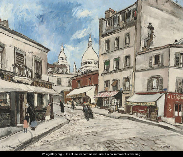 Rue Drevet, Montmartre - Marcel Leprin