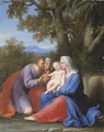 The Holy Family with Saint Anne - Marcantonio Franceschini