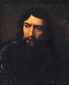 A man, bust-length, in armour - (after) Willem Drost