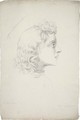 The head of an angel, after Filippino Lippi - Marianna Rinuccini