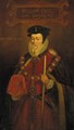 Portrait of William Cecil (1520-1598), 1st Baron Burghley 2 - (after) Marcus The Younger Gheeraerts