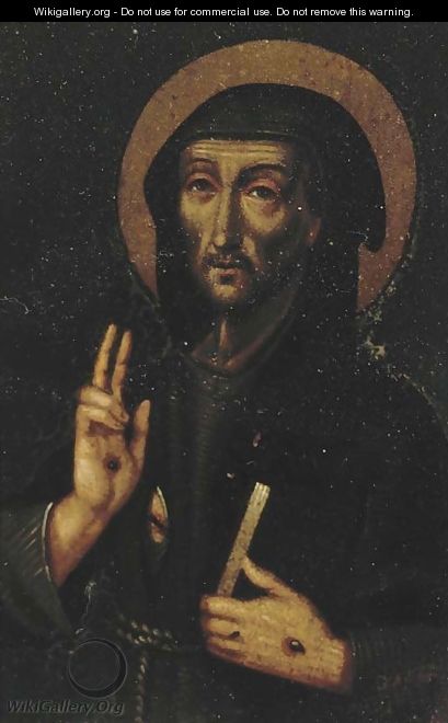 Saint Francis of Assisi - (after) Luis De Morales