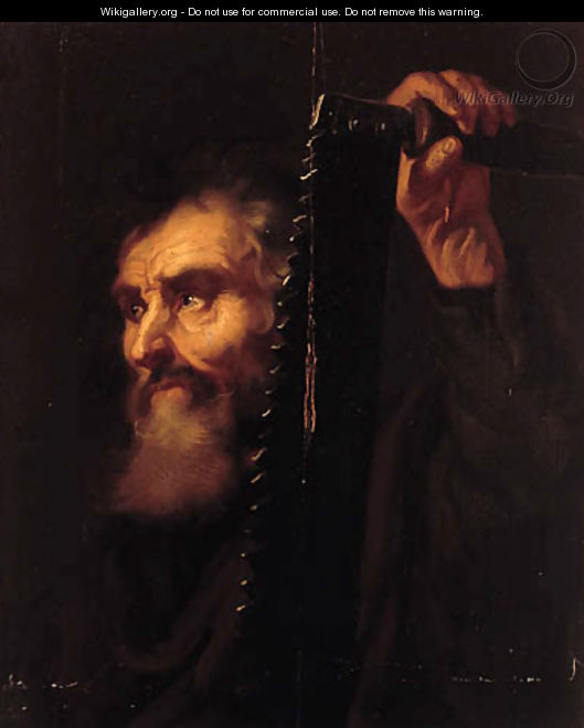 Saint Simon Zealot - (after) Dyck, Sir Anthony van