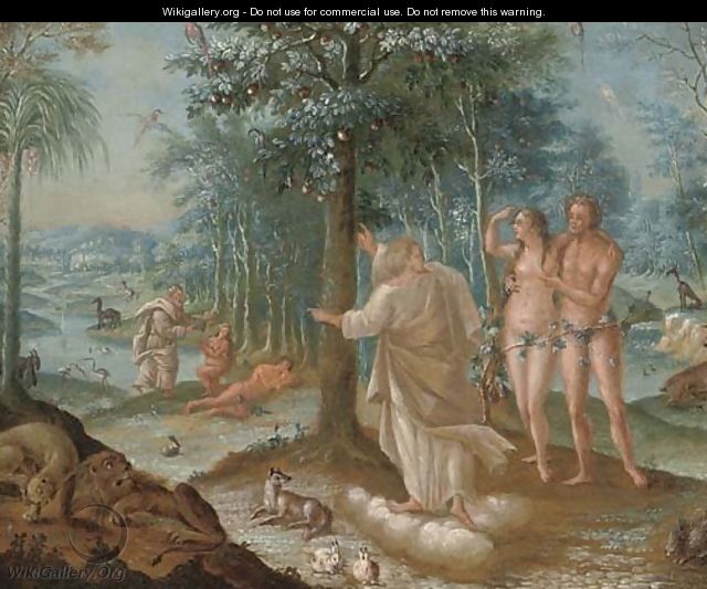 The Expulsion of Adam and Eve - Roelandt Jacobsz Savery