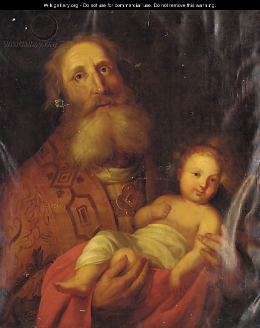 Joseph and the Christ Child - Rembrandt Van Rijn