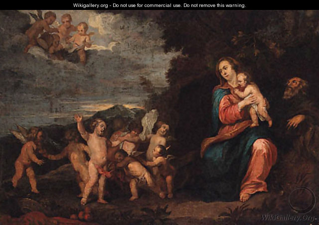 The Rest on the Flight into Egypt - (after) Sir Peter Paul Rubens