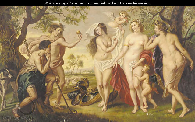 The judgement of Paris 2 - (after) Sir Peter Paul Rubens