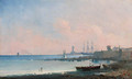 Coastal scene - (after) Ivan Konstantinovich Aivazovsky