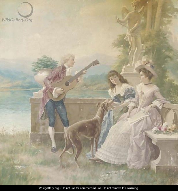 The serenade - Jean-Honore Fragonard
