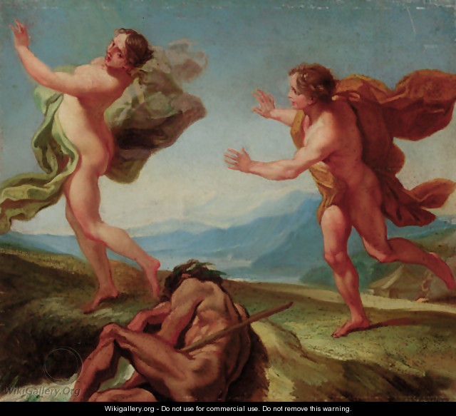 Apollo and Daphne - Jean-Honore Fragonard
