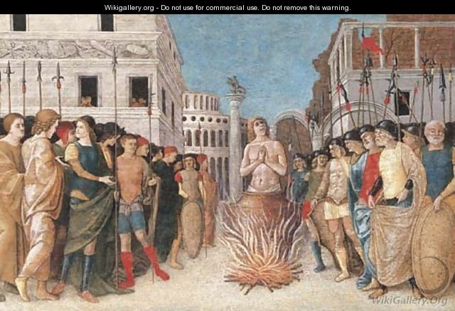 The Martyrdom of Saint John the Evangelist - Francesco Bonsignori