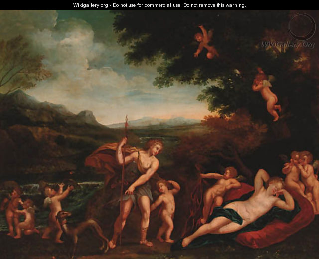 Venus and Adonis 4 - (after) Francesco Albani