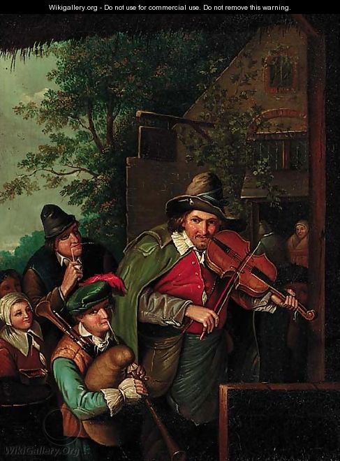 The itinerant musicians - Gerrit Dou