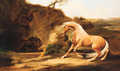 A horse frightened by a lion - George Stubbs