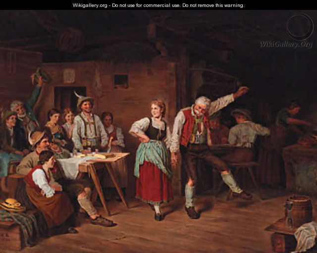 A Merry Dance - Franz Von Defregger