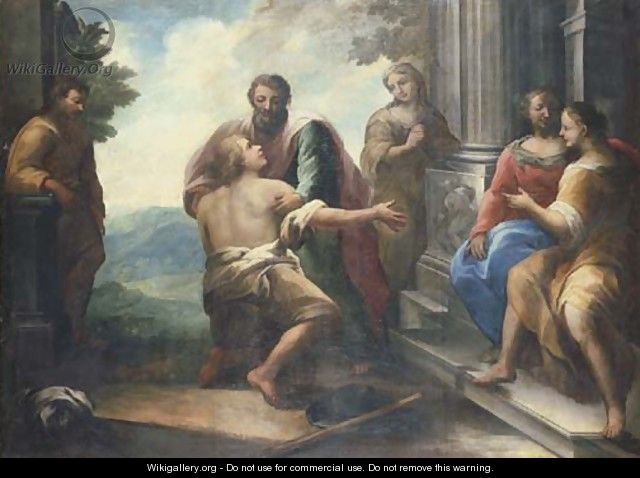 The Return of the Prodigal Son - (after) Giovanni Lanfranco