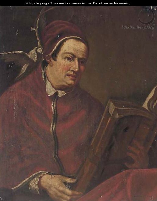 Saint Gregory the Great - Giovanni Francesco Guercino (BARBIERI)