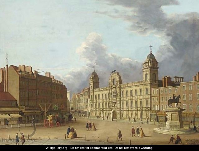 Old Northumberland House - (Giovanni Antonio Canal) Canaletto