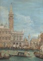 The Piazzetta, Venice, from the Bacino di San Marco - (Giovanni Antonio Canal) Canaletto