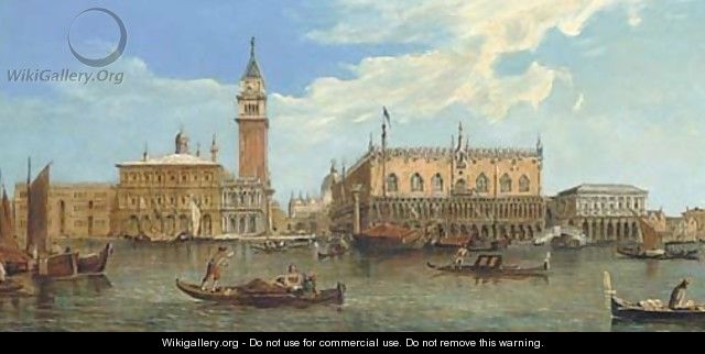 The Molo and the Piazzetta, Venice - (Giovanni Antonio Canal) Canaletto