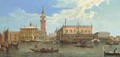 The Molo and the Piazzetta, Venice - (Giovanni Antonio Canal) Canaletto