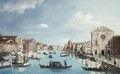 The Grand Canal, Venice looking north-east from Santa Croce to San Geremia - (Giovanni Antonio Canal) Canaletto