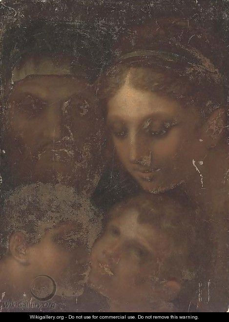 The Madonna and Child with Saint Anne and the Infant Saint John the Baptist - (after) Andrea Del Sarto