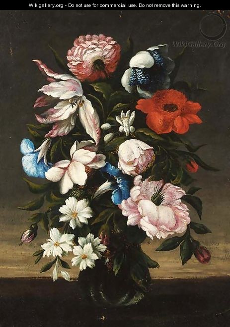 Flower in a vase - Bartolome Perez