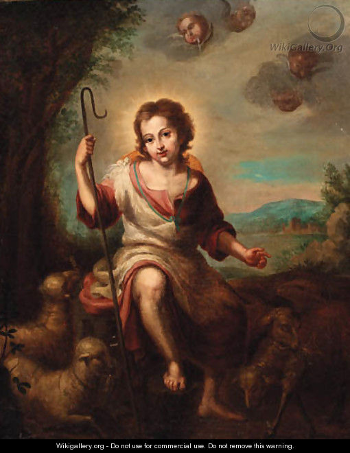 The Infant Saint John the Baptist - Bartolome Esteban Murillo