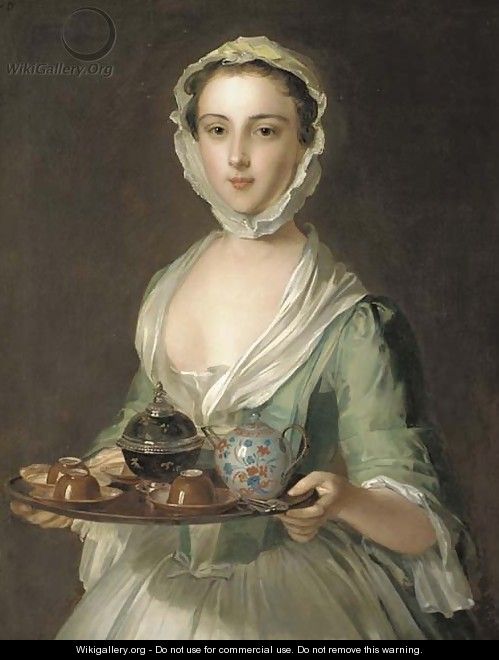 Portrait of a young woman, possibly Hannah, the artist