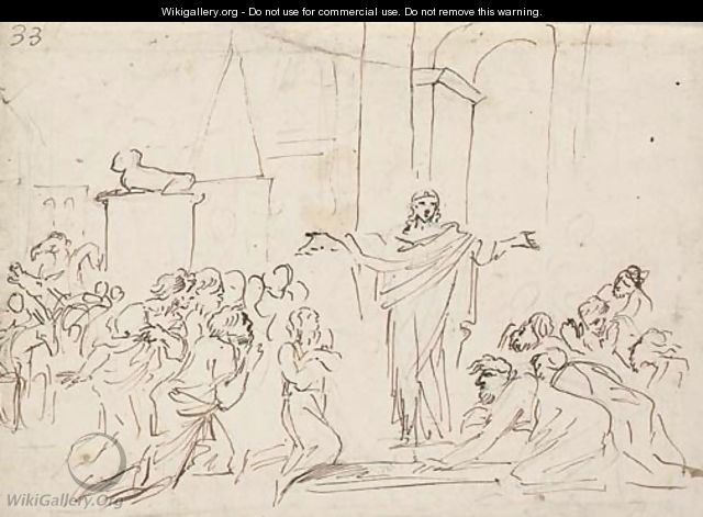 Joseph and his Brethren in Egypt (Genesis XXXVII) - Pier Francesco Mola