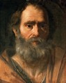 Portrait of a bearded man as an Apostle (Saint Peter) - Pier Francesco Mola