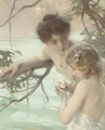 Mother and Child Bathing - Paul Emile Chabas