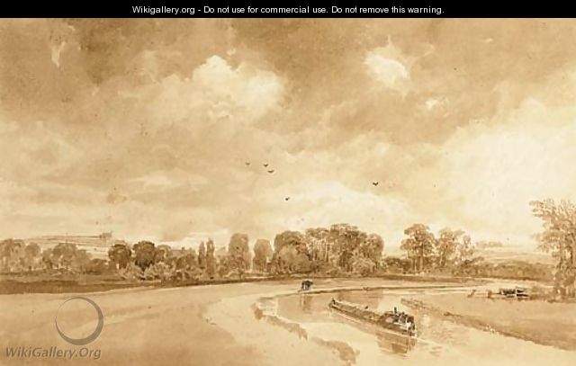 Scene on the Paddington canal - Peter de Wint