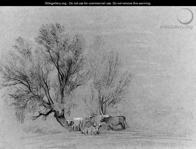 Cattle beneath a tree - Peter de Wint