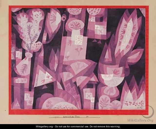 West-Ostliche Flora - Paul Klee