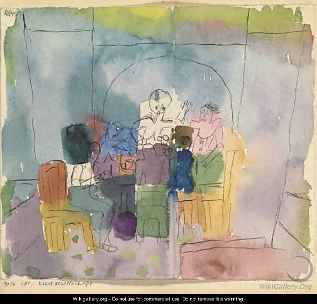 Tischgesellschaft - Paul Klee