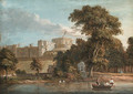 Windsor Castle, from the Thames near Romney Island, Berkshire - Paul Sandby