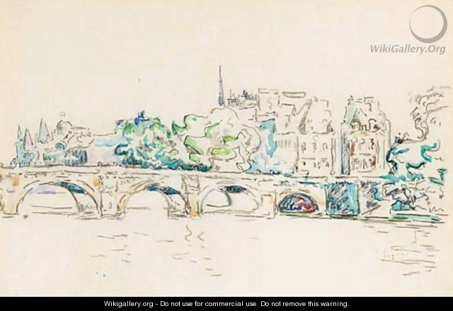 Le pont Neuf, Paris - Paul Signac