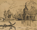 Venise, la Douane de mer - Paul Signac