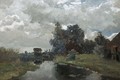A polder landscape - a study - Paul Joseph Constantine Gabriel