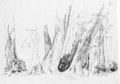 Studies of trees in the forest at Compiegne - Paul Huet