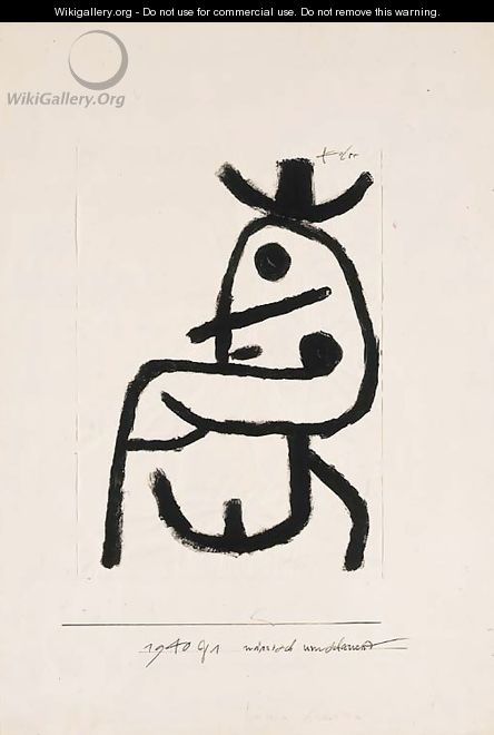 Narrisch umschauend - Paul Klee