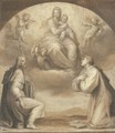 The Madonna and Child with Saints James and Stephen - Ottavio Vannini