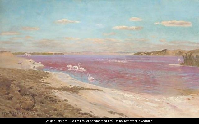 The flamingo lake - Otto Pilny