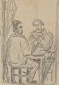 Zola et Alexis - Paul Cezanne