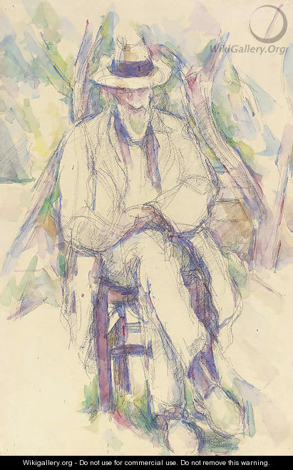 Portrait de Vallier - Paul Cezanne
