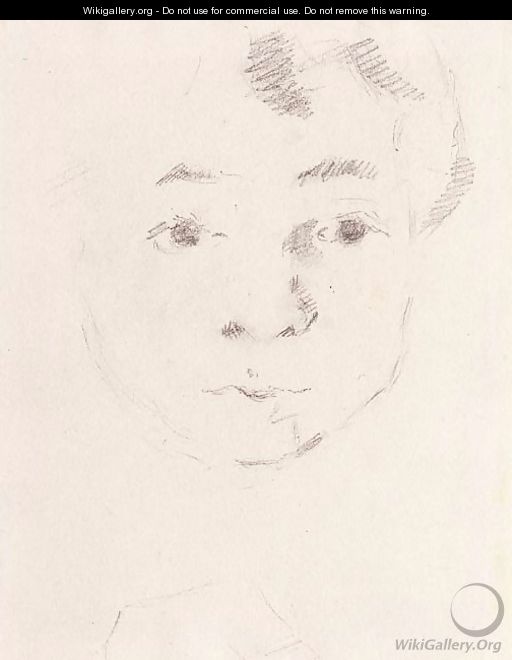 Portrait de Paul fils - Paul Cezanne