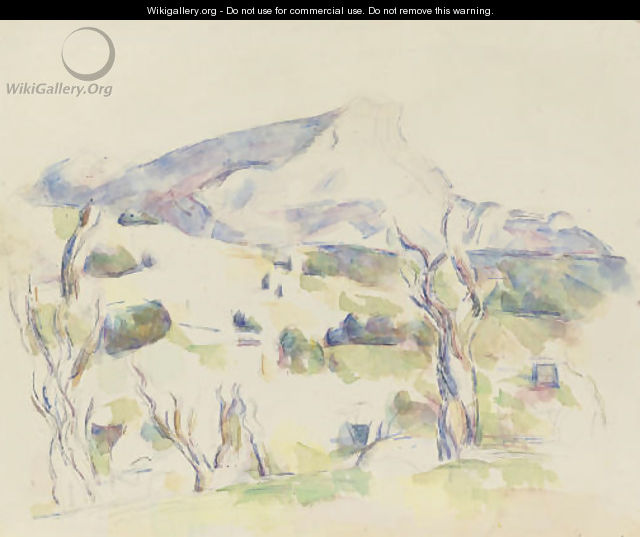 La Montagne Sainte-Victoire vue des Lauves - Paul Cezanne
